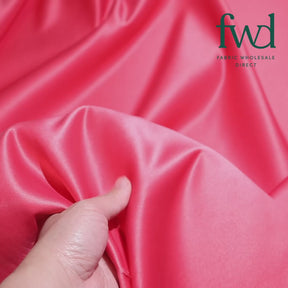 Matte Satin (Peau de Soie) Coral Fabric Video|SV574482