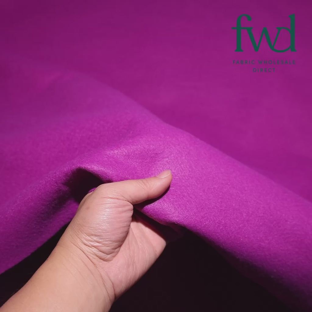 Polyester Felt (74 Inch) Orchid Fabric Video|SV581273