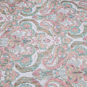 Floral Bloom Extra Wide Damask Upholstery Jacquard Spring Fabric Video|SV581150