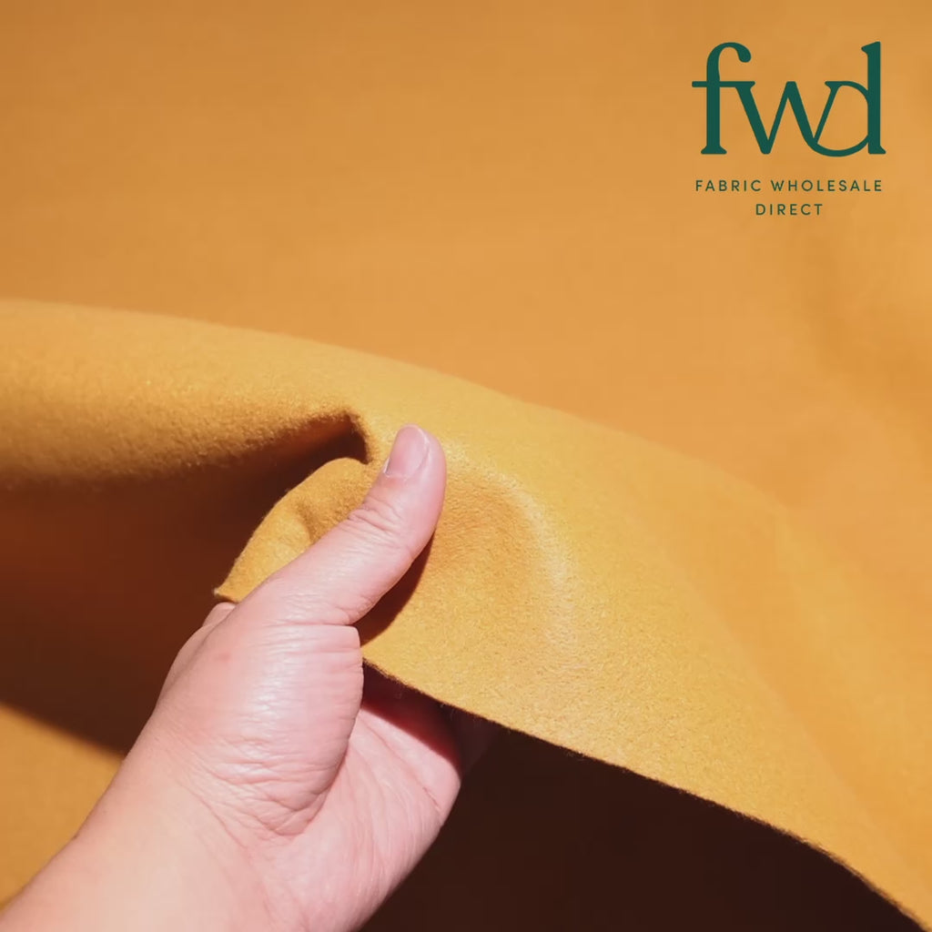 Polyester Felt (74 Inch) Gold Fabric Video|SV581259