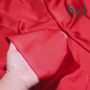 Polyester Double Face Satin Red Fabric Video|SV581604