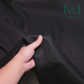 Plain Woven Inlay Upholstery Black Fabric Video|SV580303