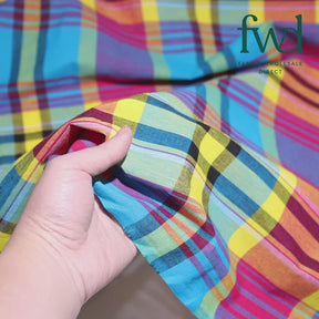 Madras Plaid Fabric (Style 104) Fabric Video|SV577243
