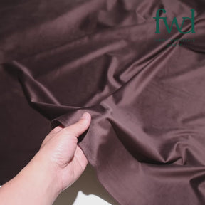 Upholstery Holland Flocking Velvet Chocolate Fabric Video|SV581860