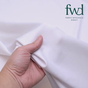 Suede Scuba Double Knit White Fabric Video|SV581335