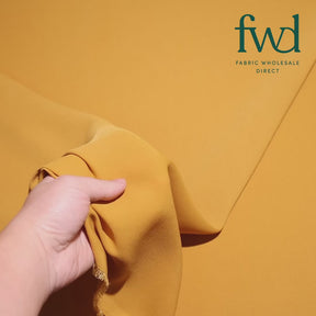 Polyester Crepe Georgette Chiffon Fabric Gold Video|SV582603