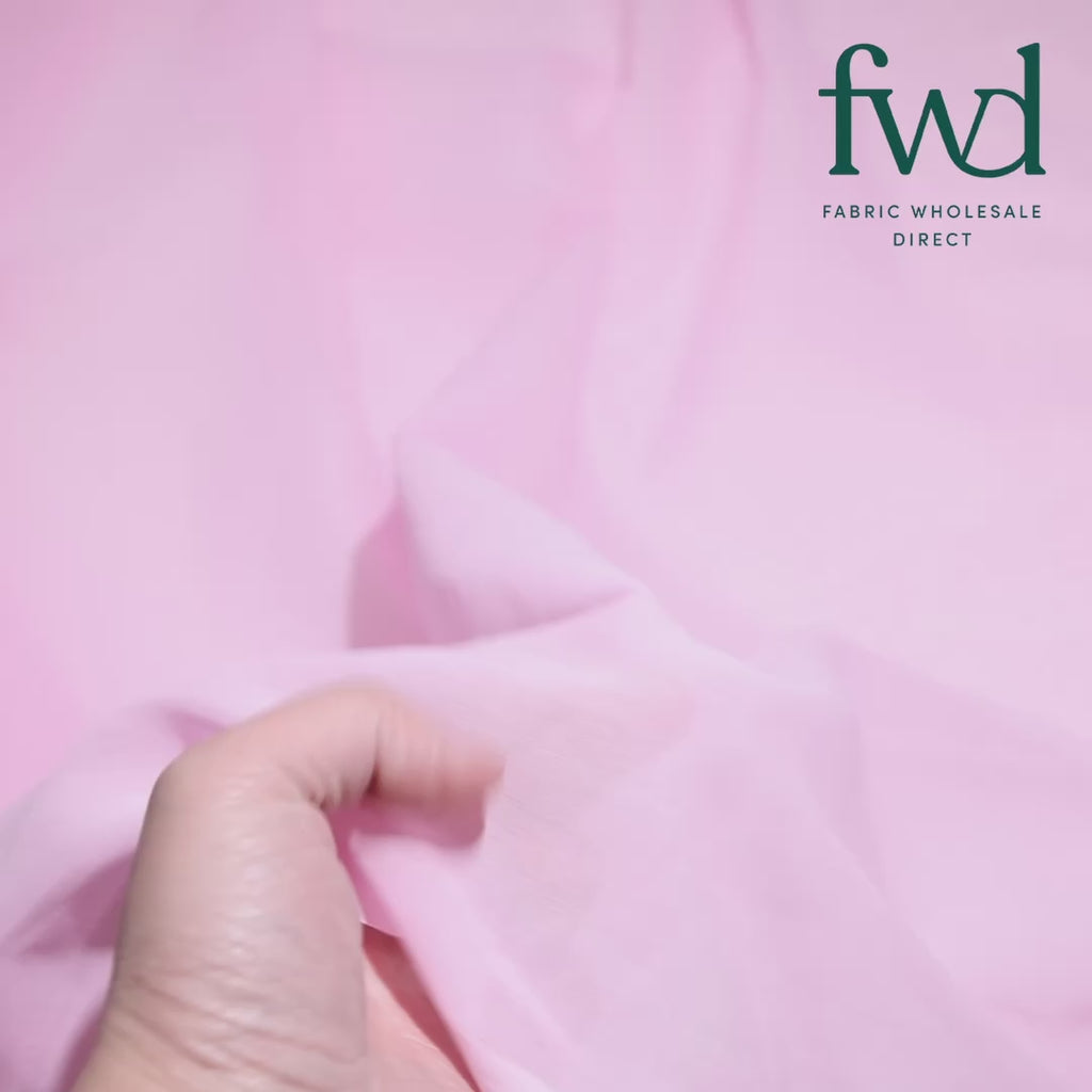 Cotton Voile Pink Fabric Video|SV571467