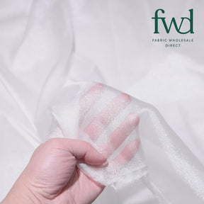 Crystal Organza (59/60 Inch) Off White Fabric Video|SV571255