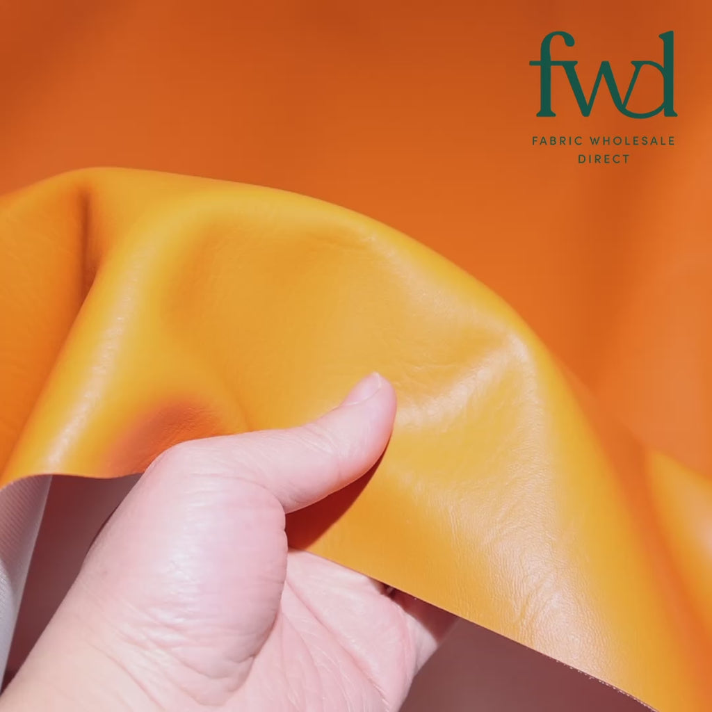 Ottertex® Marine Vinyl Orange Fabric Video|SV581591