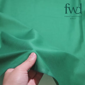 Cotton Polyester Broadcloth (44/45 Inch) Forest Green Fabric Video|SV571583