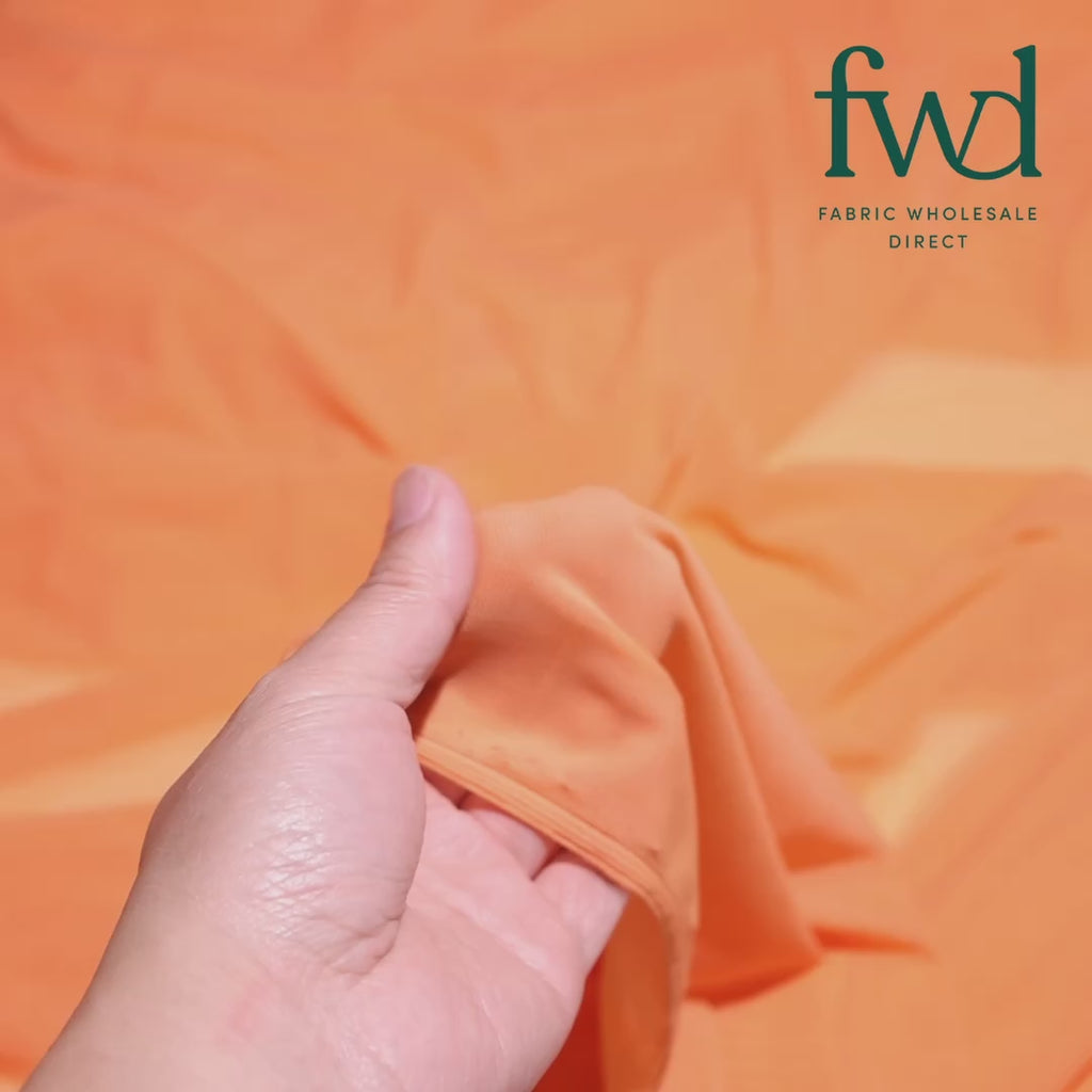 Power Mesh Orange Fabric Video|SV574682