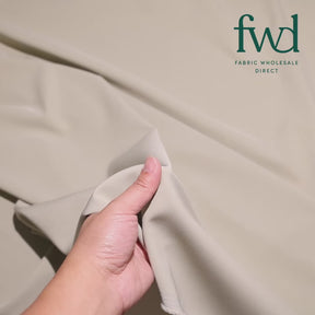 Polyester Crinkle Pebble Moss Crepe Herringbone Fabric Video|SV582349