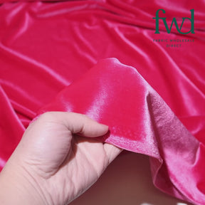 Stretch Velvet American Beauty Fabric Video|SV571495