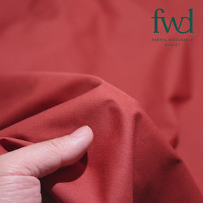Cotton Polyester Broadcloth (44/45 Inch) Rust Fabric Video|SV571571