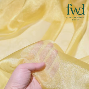 Crystal Organza (59/60 Inch) Gold Fabric Video|SV571274