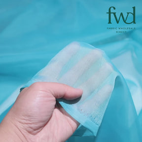 Sheer Voile (118 Inch) Turquoise Fabric Video|SV570983