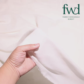 Polyester Crepe Georgette Chiffon Fabric Off White Video|SV576996