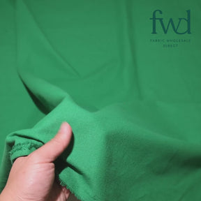 Cotton Flannel Kelly Green Fabric Video|SV573545