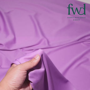 Polyester Interlock Knit Lining Lilac Fabric Video|SV574609