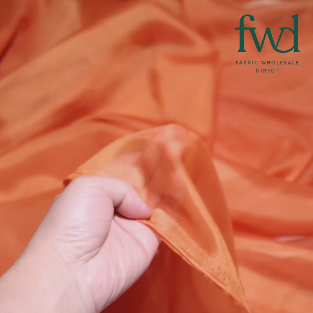 Sheer Voile (118 Inch) Rust Fabric Video|SV570969