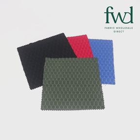 Honeycomb Bubble Jacquard Performance Knit Fabric SV579780 Black 4