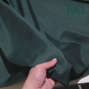 Silky Polyester Pongee Fabric Hunter Green Video|SV582887 