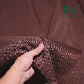 Plain Woven Inlay Upholstery Brown Fabric Video|SV581923