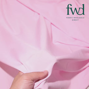 Stretch Polyester Tissue Faille Pink Fabric Video|SV582292