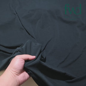 Polyester Double Brushed Dty Fabric Hunter Green Video|SV582820