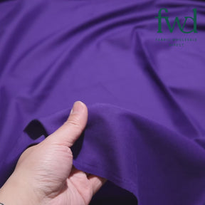 Cotton Polyester Broadcloth (44/45 Inch) Purple Fabric Video|SV571567
