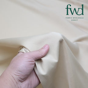 Matte Striped Crinkle Stretch Satin Tan Fabric Video|SV581456