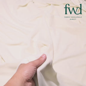 Polyester Interlock Knit Lining Ivory Fabric Video|SV574588