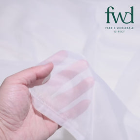 Sheer Voile (118 Inch) Off White Fabric Video|SV570951