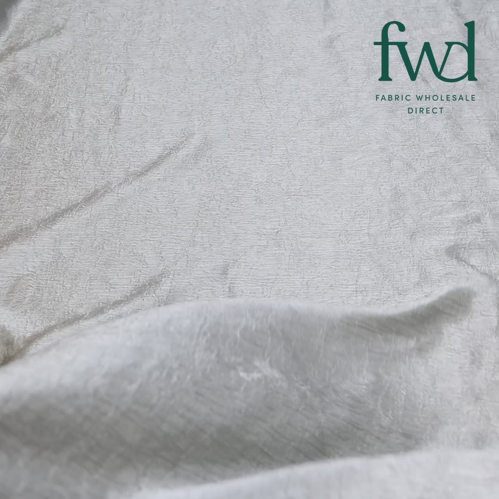Shiny Shimmer Crinkle Satin Sage Green Fabric Video|SV581482