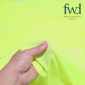 Power Mesh Neon Yellow Fabric Video|SV578256