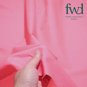 Cotton Polyester Broadcloth (44/45 Inch) Neon Fuchsia Fabric Video|SV575311