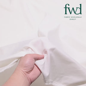 Silky Polyester Pongee Fabric Ivory Video|SV582874