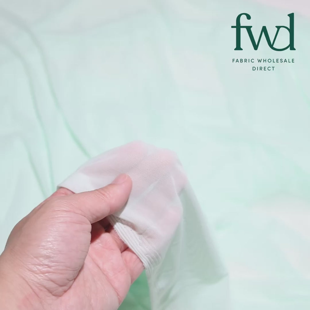 Power Mesh Seafoam Fabric Video|SV570572