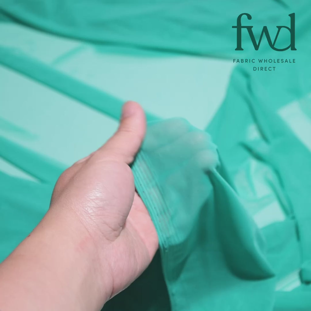 Power Mesh Jade Fabric Video|SV574085
