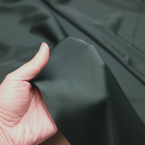 Matte Striped Crinkle Stretch Satin Hunter Green Fabric Video|SV581460