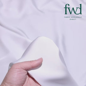 Polyester Double Face Satin White Fabric Video|SV581594