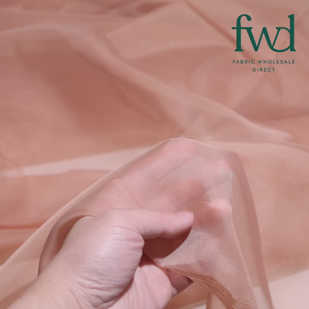 Sheer Voile (118 Inch) Ovaltine Fabric Video|SV570964