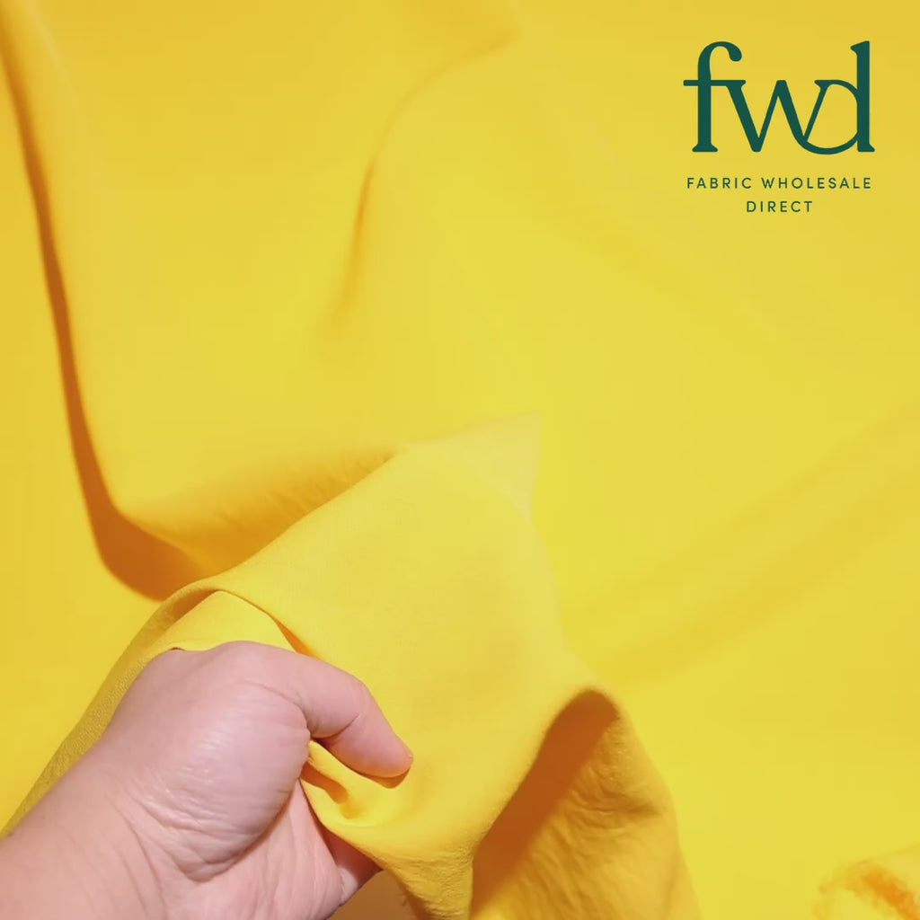 Polyester Crepe Georgette Chiffon Fabric Sunflower Video|SV582606