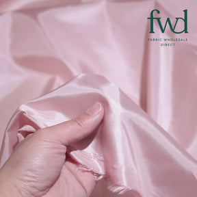 Polyester China Silk Lining (58/60 Inch) Blush Fabric Video|SV576835