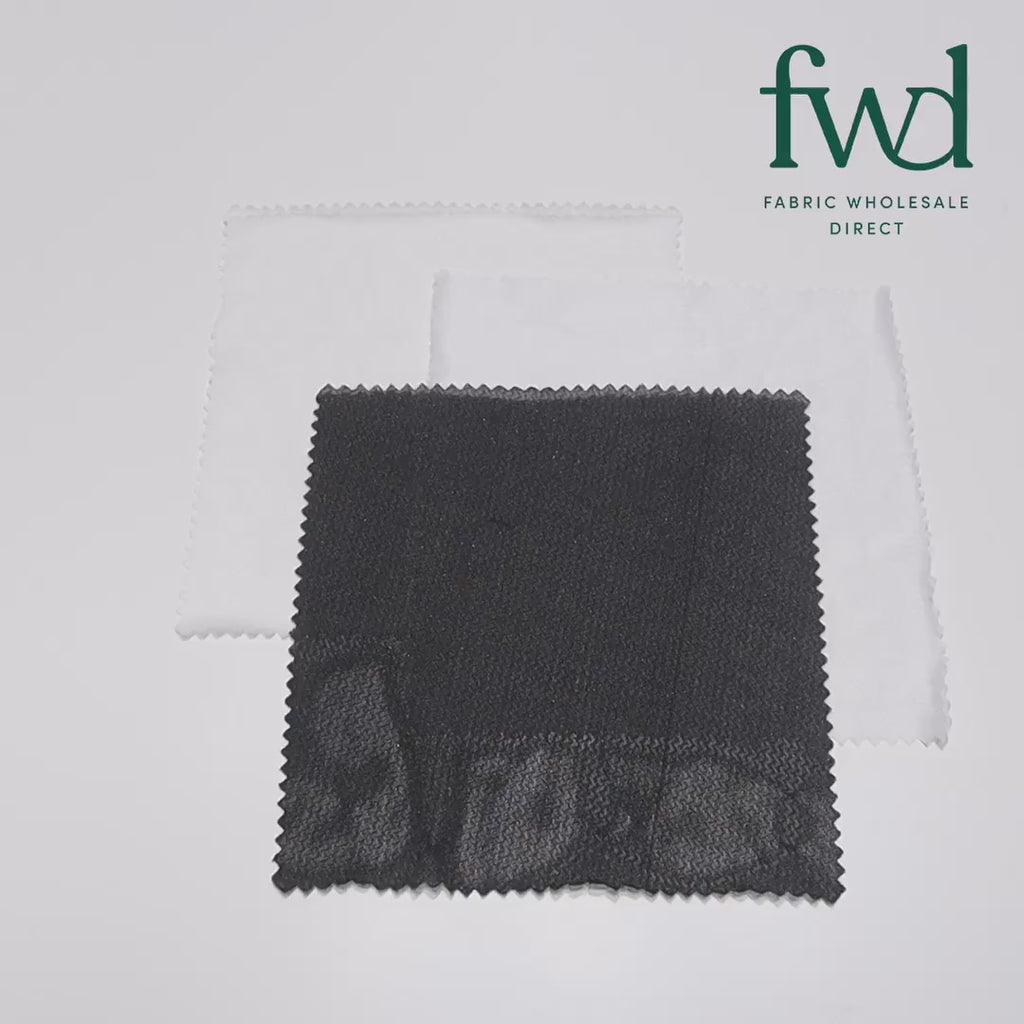 Medium Weight Knit Fusible Interfacing Fabric SV570683 Black 6
