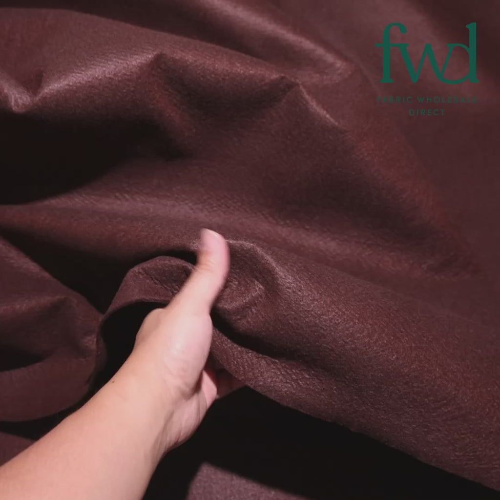 Polyester Felt (74 Inch) Brown Fabric Video|SV581265