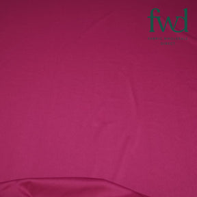 Stretch Twill French Terry Fuchsia Fabric Video|SV578267