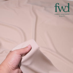 Polyester Interlock Knit Lining Champagne Fabric Video|SV575263