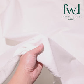 Cotton Flannel White Fabric Video|SV573551
