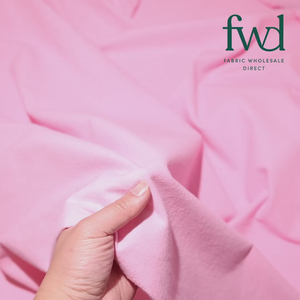 Cotton Flannel Pink Fabric Video|SV573537